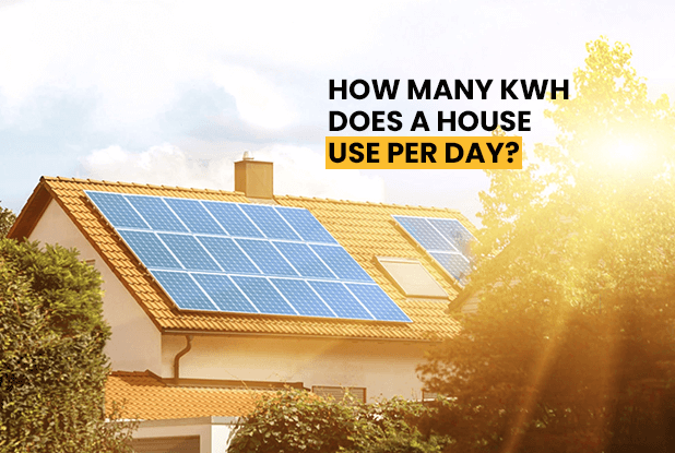 How many kWh does a house use per day